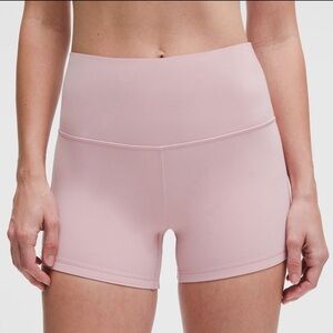💗lululemon ALIGN HIGH-RISE SHORT 4" length “Pink Haze” Size 4 NWT/SOLD OUT COLOR